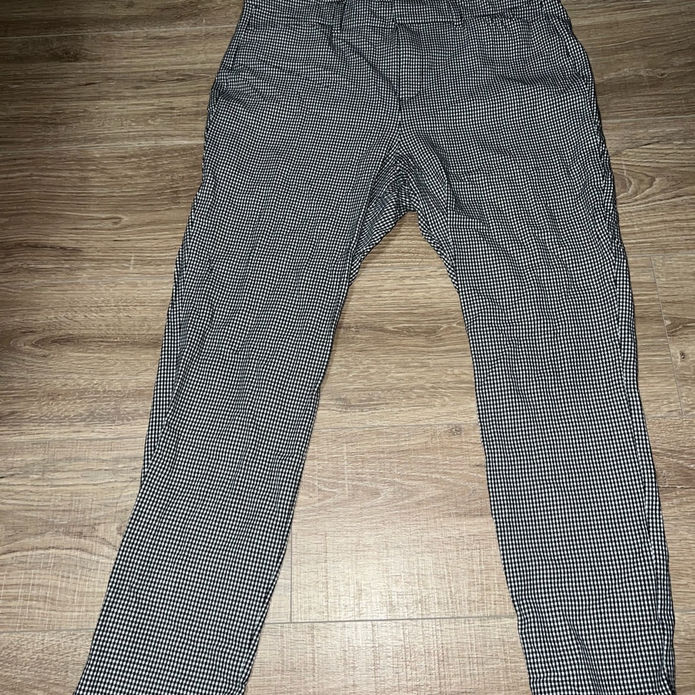 Old navy checkered pixie high rise work pant